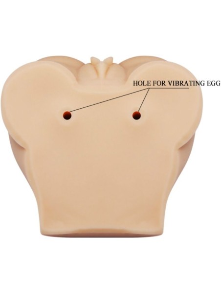 CRAZY BULL - VAGINA Y ANO REALÍSTICOS CON VIBRACIÓN POSICIÓN 8 Vaginas con vibración