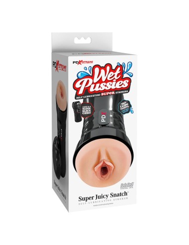 PDX EXTREME - WET PUSSIES MASTURBADOR VAGINA AUTOLUBRICANTE NATURAL Vaginas sin vibración