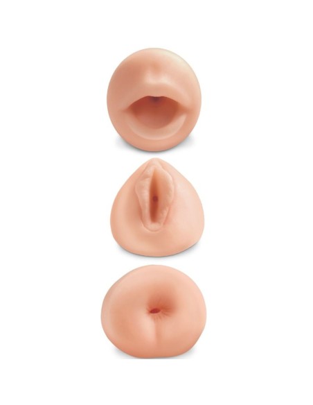 EXTREME TOYZ - ALL 3 HOLES KIT 3 MASTURBADORES Kits juguetes sexuales