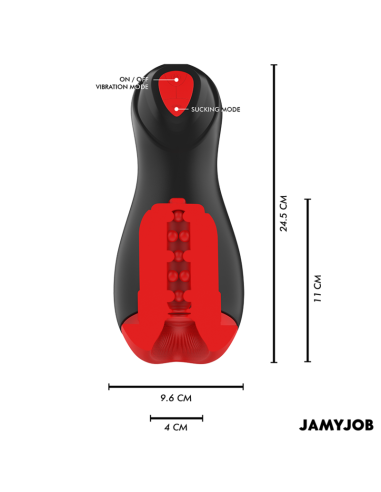 JAMYJOB - CORE-X MASTURBADOR AUTOMÁTICO 5 MODOS SUCCIONADOR Y VIBRACIÓN Masturbador Automático