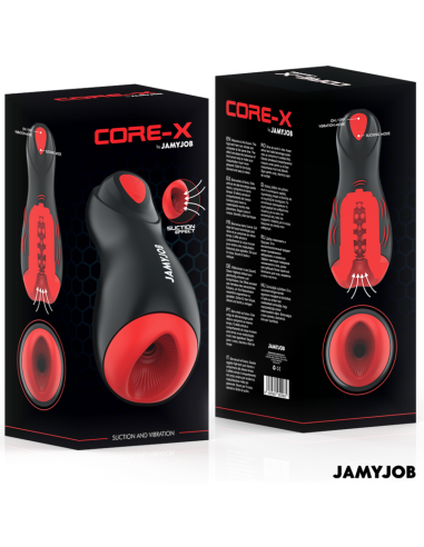 JAMYJOB - CORE-X MASTURBADOR AUTOMÁTICO 5 MODOS SUCCIONADOR Y VIBRACIÓN Masturbador Automático
