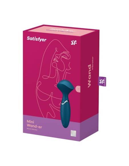 SATISFYER - MINI WOND-ER AZUL Para Clítoris