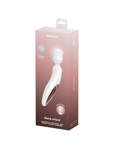 SATISFYER - WAND ERLAND MASAJEADOR VIBRADOR BLANCO Vibrador WAND