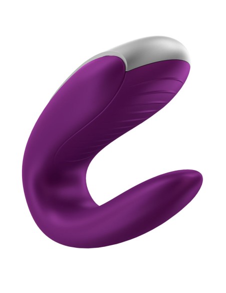 SATISFYER - DOUBLE FUN PARTNER VIBRADOR LILA Vibradores control remoto