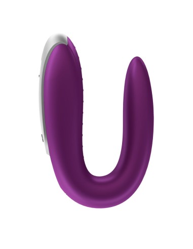 SATISFYER - DOUBLE FUN PARTNER VIBRADOR LILA Vibradores control remoto