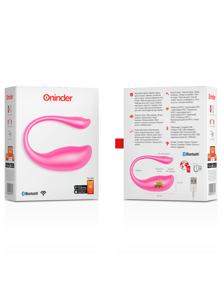 ONINDER - NAIROBI HUEVO VIBRADOR ROSA - APP GRATUITA Vibradores con APP