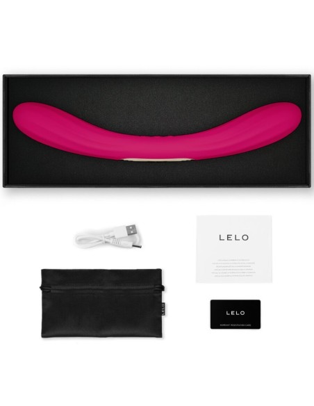LELO - BOOMERANG VIBRADOR DE DOBLE EXTREMO CEREZA Vibrador Parejas U
