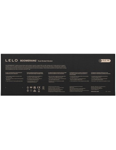 LELO - BOOMERANG VIBRADOR DE DOBLE EXTREMO CEREZA Vibrador Parejas U