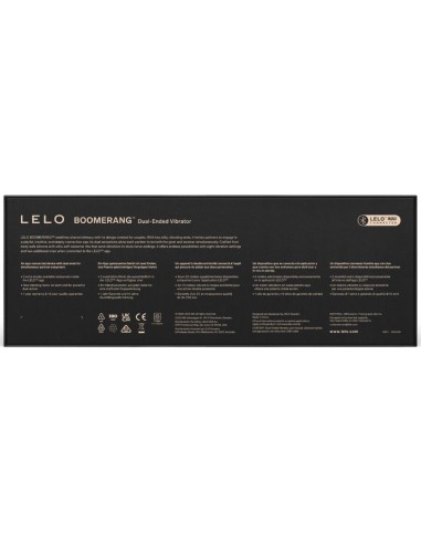 LELO - BOOMERANG VIBRADOR DE DOBLE EXTREMO MORADO Vibrador Parejas U