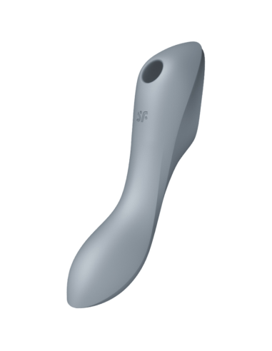 SATISFYER - CURVY TRINITY 3 ESTIMULADOR Y VIBRADOR GRIS Succionadores sin vibración