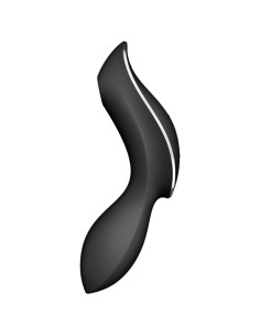 SATISFYER - CURVY TRINITY 2 ESTIMULADOR Y VIBRADOR NEGRO 2
