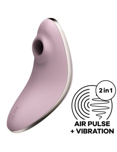 SATISFYER - VULVA LOVER 1 ESTIMULADOR Y VIBRADOR VIOLETA