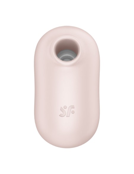 SATISFYER - PRO TO GO 2 ESTIMULADOR Y VIBRADOR DOBLE BEIGE Succionadores sin vibración