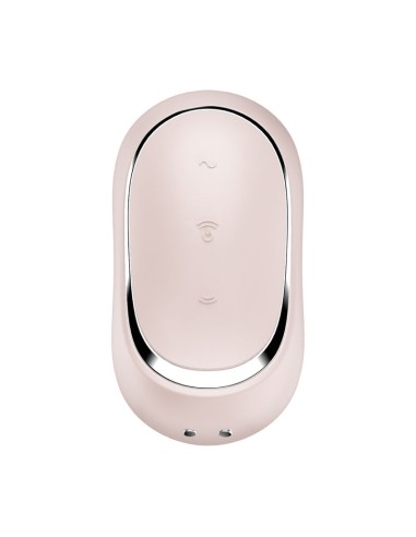 SATISFYER - PRO TO GO 2 ESTIMULADOR Y VIBRADOR DOBLE BEIGE Succionadores sin vibración