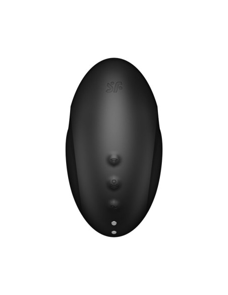 SATISFYER - VULVA LOVER 3 ESTIMULADOR Y VIBRADOR NEGRO Succionadores sin vibración