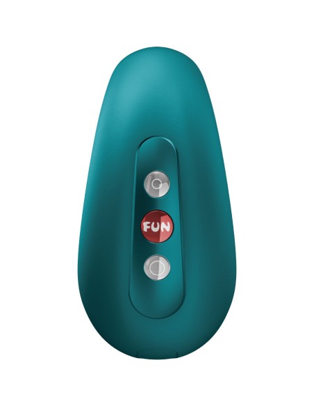 FUN FACTORY - CHERIE DOBLE VIBRADOR AIR PULSE VERDE Succionadores con vibración