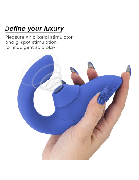WOMANIZER - BLEND ESTIMULADOR VIBRADOR RABBIT AZUL Succionadores con vibración