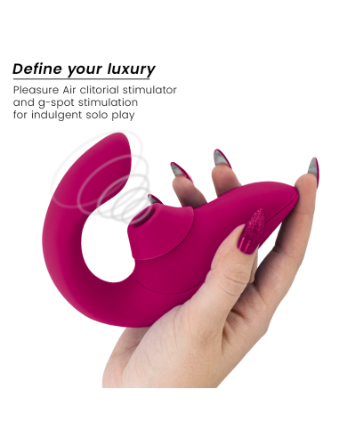 WOMANIZER - BLEND ESTIMULADOR VIBRADOR RABBIT FUCSIA Succionadores con vibración