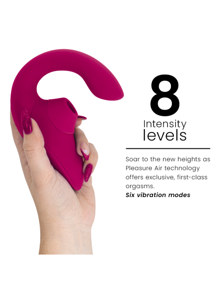 WOMANIZER - BLEND ESTIMULADOR VIBRADOR RABBIT FUCSIA Succionadores con vibración