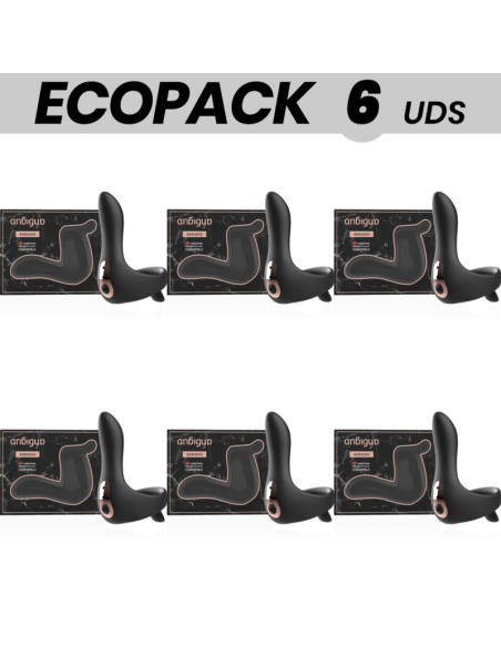 ECOPACK 6 UDS - ANBIGUO ARKADIO ESTIMULADOR GLANDE & PERINEO COMPATIBLE CON WATCHME WIRELESS TECHNOLOGY Vibradores control remoto