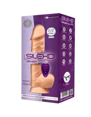 SILEXD - MODELO 1 PENE REALÍSTICO VIBRADOR SILICONA PREMIUM SILEXPAN CONTROL REMOTO 21.8 CM Penes realísticos
