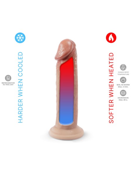 SILEXD - PENE REALÍSTICO MODELO 2 SILICONA PREMIUM TERMOREACTIVO 19 CM Penes realísticos