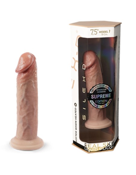 SILEXD - PENE REALÍSTICO MODELO 2 SILICONA PREMIUM TERMOREACTIVO 19 CM Penes realísticos