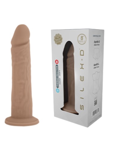SILEXD - PENE REALÍSTICO MODELO 8 SILICONA LÍQUIDA 20.6 CM Penes realísticos