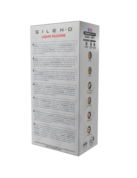 SILEXD - PENE REALÍSTICO MODELO 8 SILICONA LÍQUIDA 20.6 CM Penes realísticos