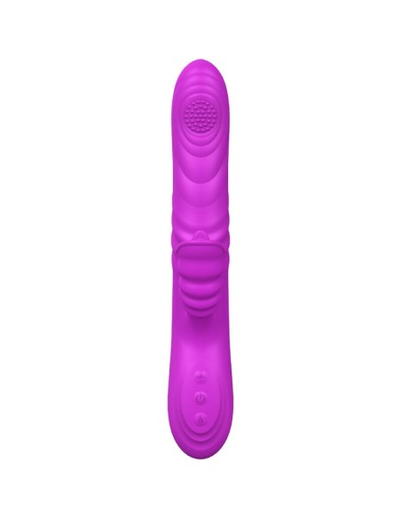 ARMONY - ANGELIA VIBRADOR MULTIFUNCION CON LENGUA ESTIMULADORA EFECTO CALOR VIOLETA Rotadores y vibradores