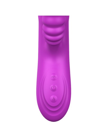 ARMONY - ANGELIA VIBRADOR MULTIFUNCION DOBLE LENGUA EFECTO CALOR VIOLETA Rotadores y vibradores