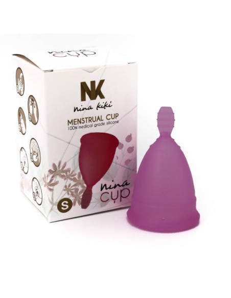NINA KIKÍ - COPA MENSTRUAL TALLA S LILA 6 + 1 GRATIS Copas vaginales