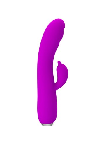 PRETTY LOVE - REGINA VIBRADOR-SUCCIONADOR RECARGABLE MORADO Vibradores Rabbit