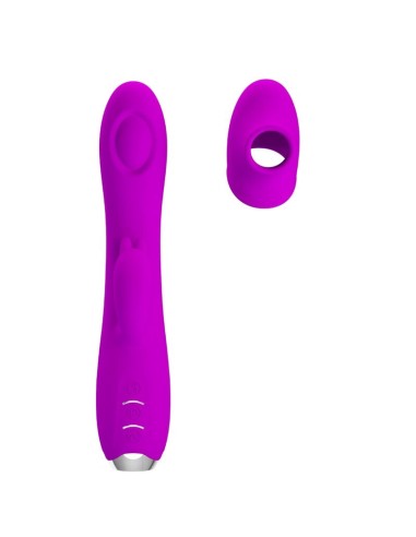 PRETTY LOVE - REGINA VIBRADOR-SUCCIONADOR RECARGABLE MORADO Vibradores Rabbit