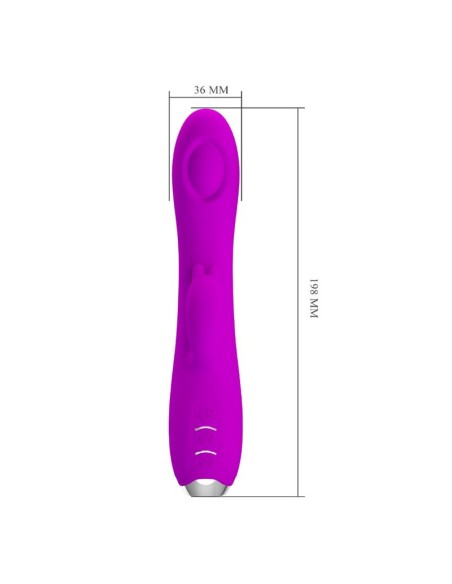 PRETTY LOVE - REGINA VIBRADOR-SUCCIONADOR RECARGABLE MORADO Vibradores Rabbit