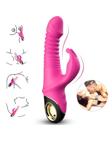 ARMONY - ZING DILDO VIBRADOR RABBIT FUCSIA Vibradores Rabbit