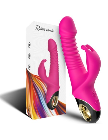 ARMONY - ZING DILDO VIBRADOR RABBIT FUCSIA Vibradores Rabbit