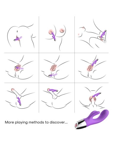 ARMONY - VIBRADOR RABBIT VIOLETA Vibradores Rabbit