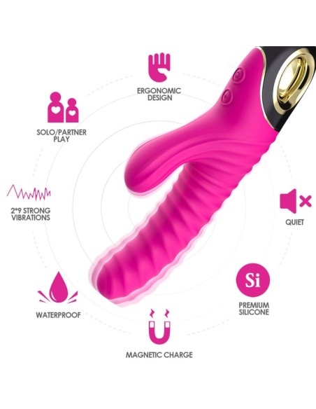 ARMONY - ETERNITY VIBRADOR SILICONA FUCSIA Vibradores Rabbit