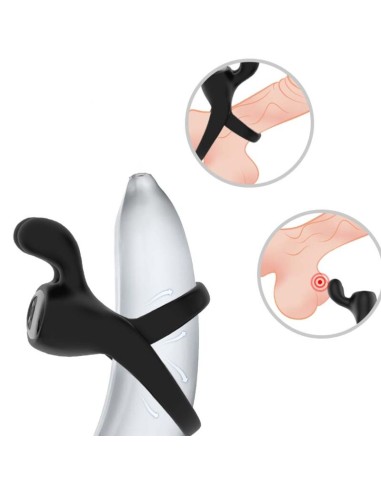 ARMONY - ANILLO VIBRADOR RABBIT NEGRO Anillos con Vibración