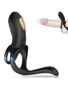 ARMONY - JOY JUMPER ANILLO VIBRADOR PAREJAS & PLUG ANAL CONTROL REMOTO NEGRO 2