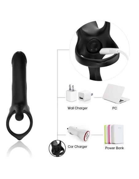 ARMONY - DILDO CON ANILLO & VIBRADOR Anillos con Vibración
