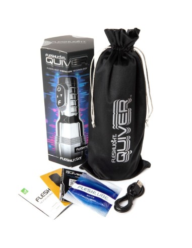 FLESHLIGHT - QUIVER MASTURBADOR VIBRATORIO RECARGABLE VAGINA Vaginas con vibración