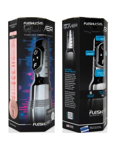FLESHLIGHT - QUIVER MASTURBADOR VIBRATORIO RECARGABLE VAGINA Vaginas con vibración