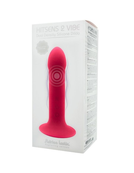 ADRIEN LASTIC - HITSENS VIBE 2 DILDO SILICONA ROSA Dildos para Arneses