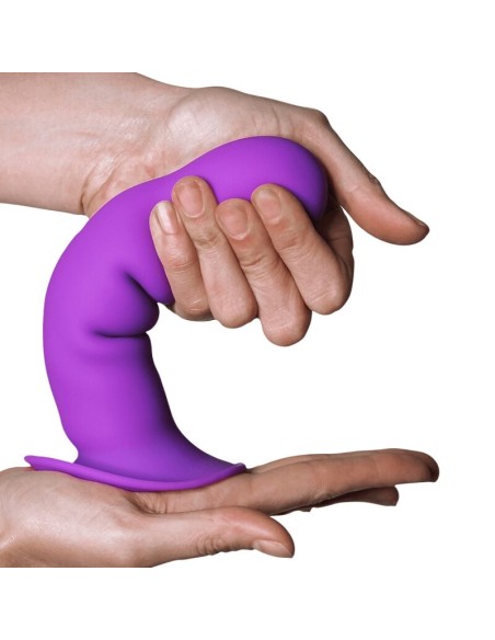 ADRIEN LASTIC - HITSENS VIBE 3 DILDO SILICONA VIOLETA Dildos para Arneses