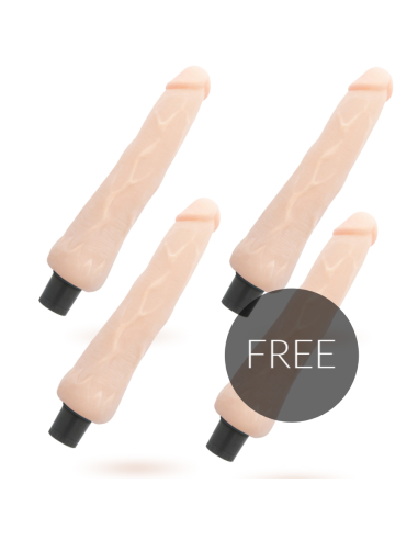 LOVECLONE - RAGNAR SELF LUBRICATION VIBRADOR 24.5 CM -O- 3.5 CM 3 +1 GRATIS Juguetes para Mujeres