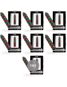 CUSTOM BULLETS - BALA RECARGABLE SKULL 10 INTENSIDADES 6 + 1 GRATIS 2