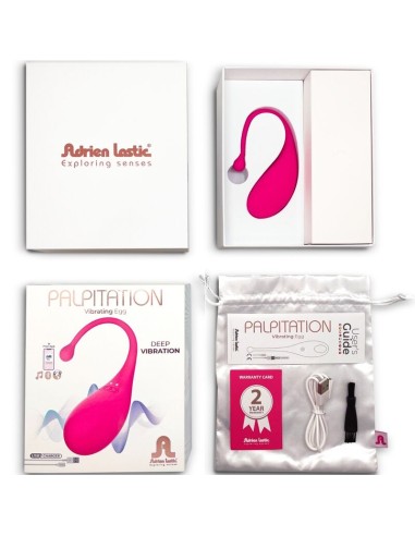 ADRIEN LASTIC - PALPITATION HUEVO VIBRADOR ROSA - APP GRATUITA Vibradores con APP