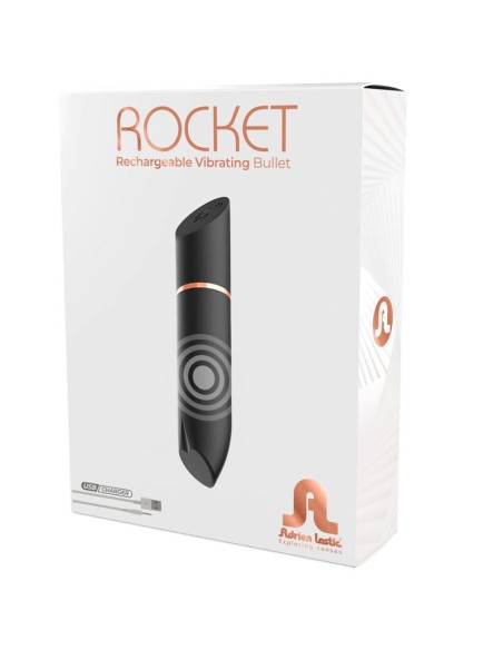ADRIEN LASTIC - ROCKET BALA RECARGABLE NEGRO Mini vibradores